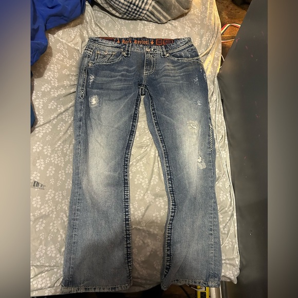 Rock Revival size 34 light blue